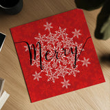 Holiday Charms I Red by Veronique Charron. Shown as a detailed flat fine art print, highlighting archival giclee quality. Available as an archival giclee rolled canvas, fine art paper, or poster print. SKU 31971a.