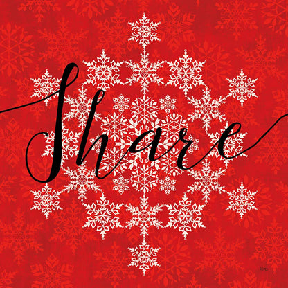 Holiday Charms II Red by Veronique Charron. SKU 31972a. Archival Giclee Fine art print for wall decor.
