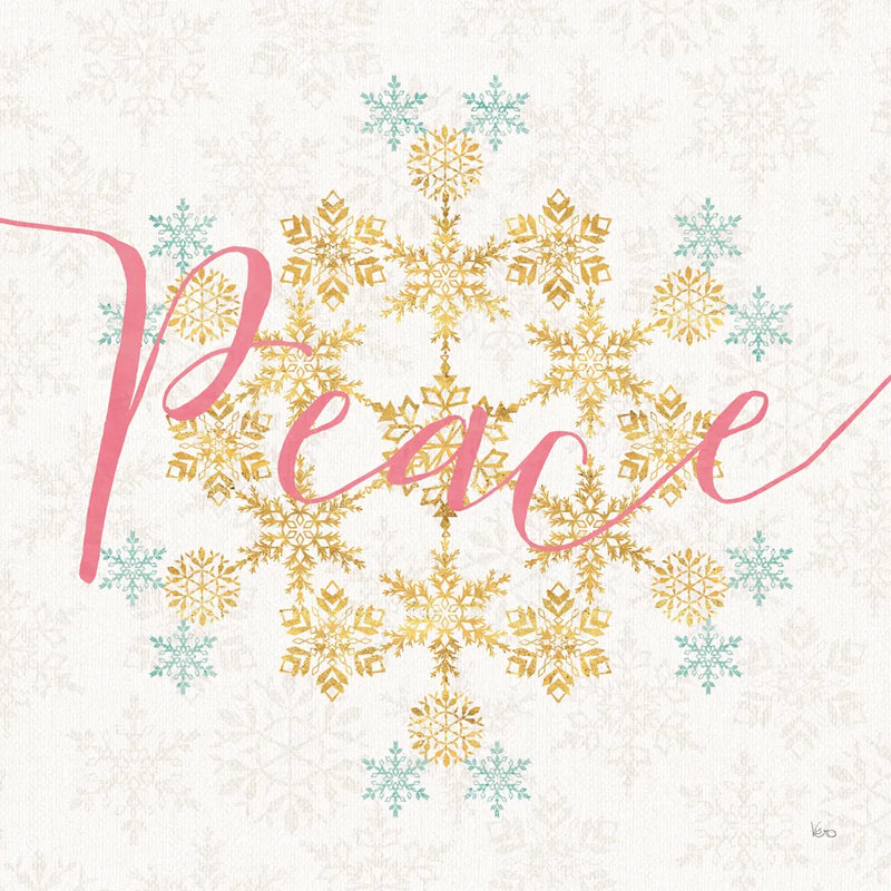 Holiday Charms III Bright by Veronique Charron. SKU 66629a. Archival Giclee Fine art print for wall decor.