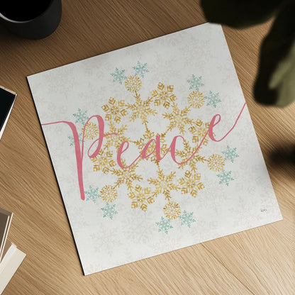 Holiday Charms III Bright by Veronique Charron. Shown as a detailed flat fine art print, highlighting archival giclee quality. Available as an archival giclee rolled canvas, fine art paper, or poster print. SKU 66629a.