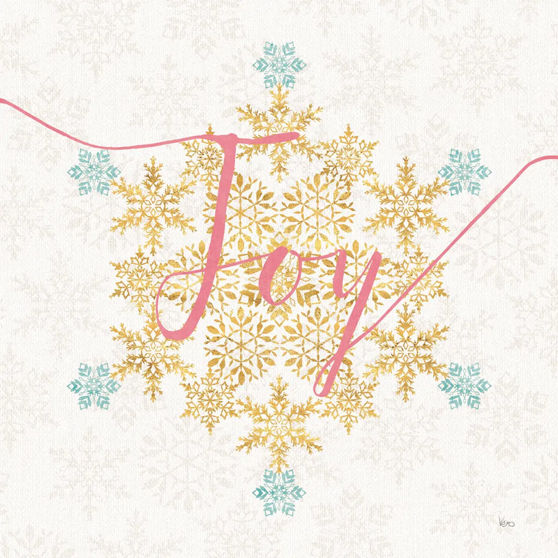 Holiday Charms IV Bright by Veronique Charron. SKU 66630a. Archival Giclee Fine art print for wall decor.