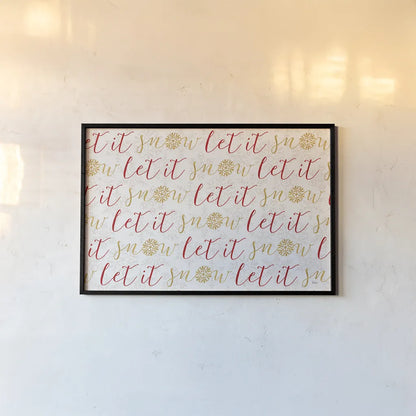 Holiday Charms V by Veronique Charron. shown as a paper print in a black flame. Available as a archival giclee rolled canvas, fine art paper, or poster print. SKU 31969i.