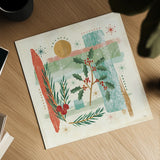 Holiday Flair IV by Veronique Charron. Shown as a detailed flat fine art print, highlighting archival giclee quality. Available as an archival giclee rolled canvas, fine art paper, or poster print. SKU 65845a.