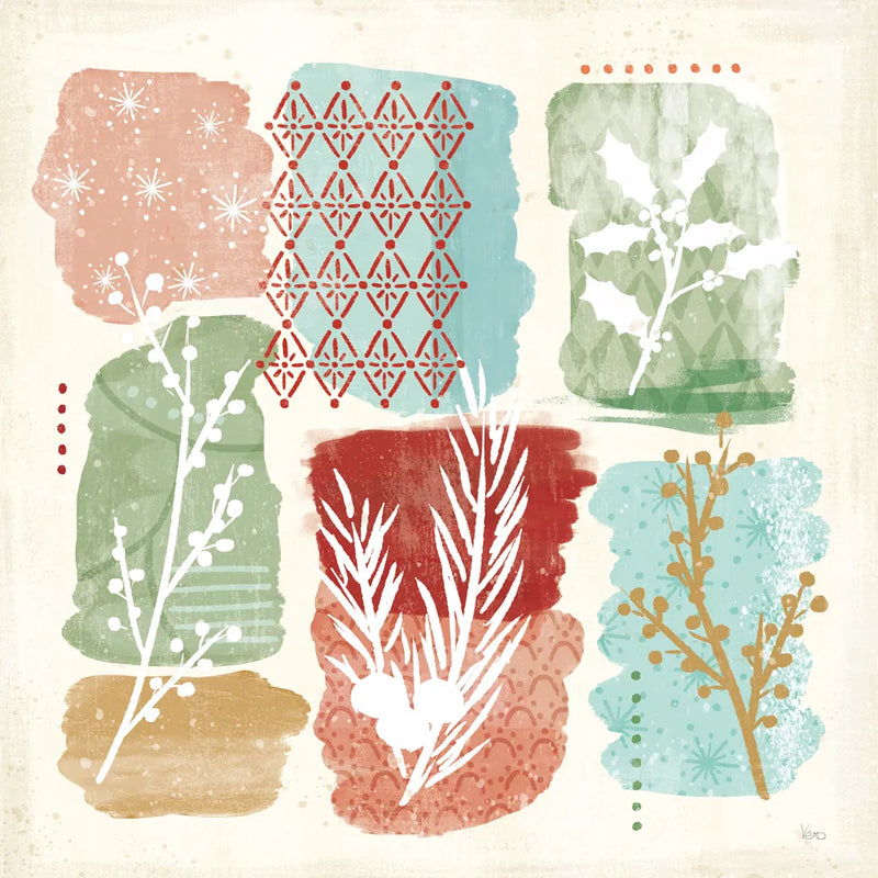 Holiday Flair VI by Veronique Charron. SKU 65847a. Archival Giclee Fine art print for wall decor.