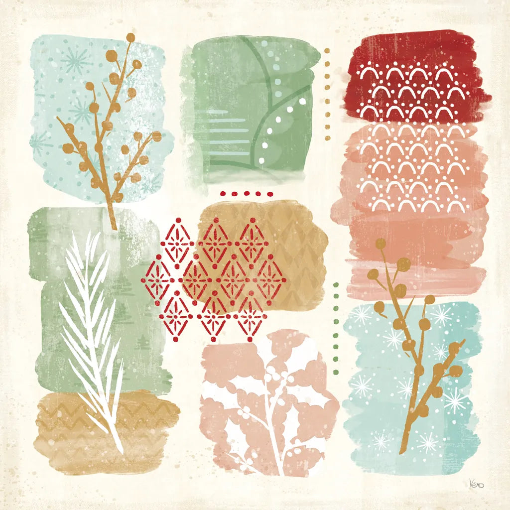 Holiday Flair VII by Veronique Charron. SKU 65848a. Archival Giclee Fine art print for wall decor.