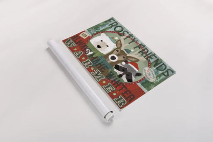 Holiday Likeness I by Veronique Charron. shown as a rolled paper print. Available as archival giclee rolled canvas, fine art paper, or poster print. SKU 63010i.