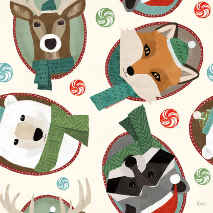 Holiday Likeness Pattern IA by Veronique Charron. SKU 63019a. Archival Giclee Fine art print for wall decor.