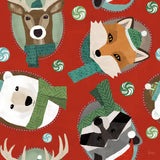 Holiday Likeness Pattern IB by Veronique Charron. SKU 63020a. Archival Giclee Fine art print for wall decor.