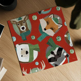 Holiday Likeness Pattern IB by Veronique Charron. Shown as a detailed flat fine art print, highlighting archival giclee quality. Available as an archival giclee rolled canvas, fine art paper, or poster print. SKU 63020a.