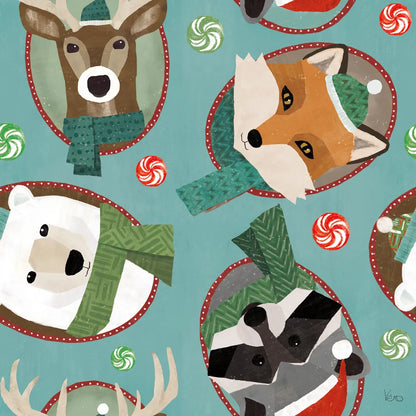 Holiday Likeness Pattern IC by Veronique Charron. SKU 63021a. Archival Giclee Fine art print for wall decor.