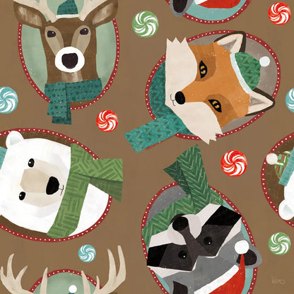 Holiday Likeness Pattern ID by Veronique Charron. SKU 63022a. Archival Giclee Fine art print for wall decor.