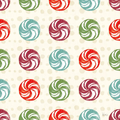 Holiday Likeness Pattern IV by Veronique Charron. SKU 63025a. Archival Giclee Fine art print for wall decor.