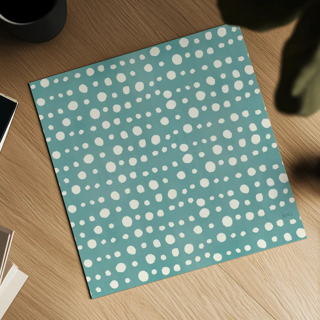 Holiday Likeness Pattern VD by Veronique Charron. Shown as a detailed flat fine art print, highlighting archival giclee quality. Available as an archival giclee rolled canvas, fine art paper, or poster print. SKU 63030a.