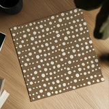 Holiday Likeness Pattern VE by Veronique Charron. Shown as a detailed flat fine art print, highlighting archival giclee quality. Available as an archival giclee rolled canvas, fine art paper, or poster print. SKU 63031a.