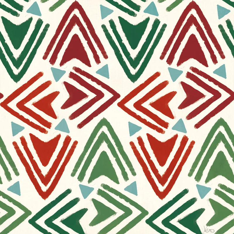 Holiday Likeness Pattern VIA by Veronique Charron. SKU 63033a. Archival Giclee Fine art print for wall decor.