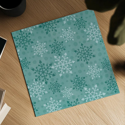 Holiday Likeness Pattern VIID by Veronique Charron. Shown as a detailed flat fine art print, highlighting archival giclee quality. Available as an archival giclee rolled canvas, fine art paper, or poster print. SKU 63043a.