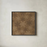 Holiday Likeness Pattern VIIE by Veronique Charron. Shown in a sleek black glass frame for a contemporary gallery look. Available as an archival giclee rolled canvas, fine art paper, or poster print. SKU 63044a.