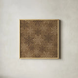 Holiday Likeness Pattern VIIE by Veronique Charron. Shown in a natural wood glass frame for a timeless modern aesthetic. Available as an archival giclee rolled canvas, fine art paper, or poster print. SKU 63044a.