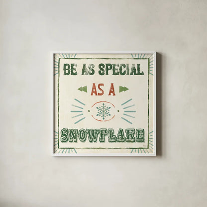 Holiday Likeness VI by Veronique Charron. Shown in a crisp white glass frame for a clean and minimalist style. Available as an archival giclee rolled canvas, fine art paper, or poster print. SKU 63015a.