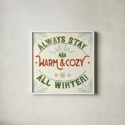 Holiday Likeness VII by Veronique Charron. Shown in a crisp white glass frame for a clean and minimalist style. Available as an archival giclee rolled canvas, fine art paper, or poster print. SKU 63016a.