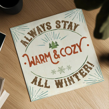 Holiday Likeness VII Wood by Veronique Charron. Shown as a detailed flat fine art print, highlighting archival giclee quality. Available as an archival giclee rolled canvas, fine art paper, or poster print. SKU 65773a.