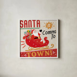 Holiday Patina I by Veronique Charron. Shown in a crisp white glass frame for a clean and minimalist style. Available as an archival giclee rolled canvas, fine art paper, or poster print. SKU 102879a.