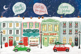 Hometown Holiday I by Veronique Charron. SKU 60896i. Archival Giclee Fine art print for wall decor.