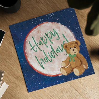 Hometown Holiday V by Veronique Charron. Shown as a detailed flat fine art print, highlighting archival giclee quality. Available as an archival giclee rolled canvas, fine art paper, or poster print. SKU 60900a.