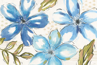 Indigo Tones I by Veronique Charron. SKU 84365i. Archival Giclee Fine art print for wall decor.