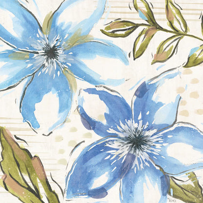 Indigo Tones II by Veronique Charron. SKU 84366a. Archival Giclee Fine art print for wall decor.