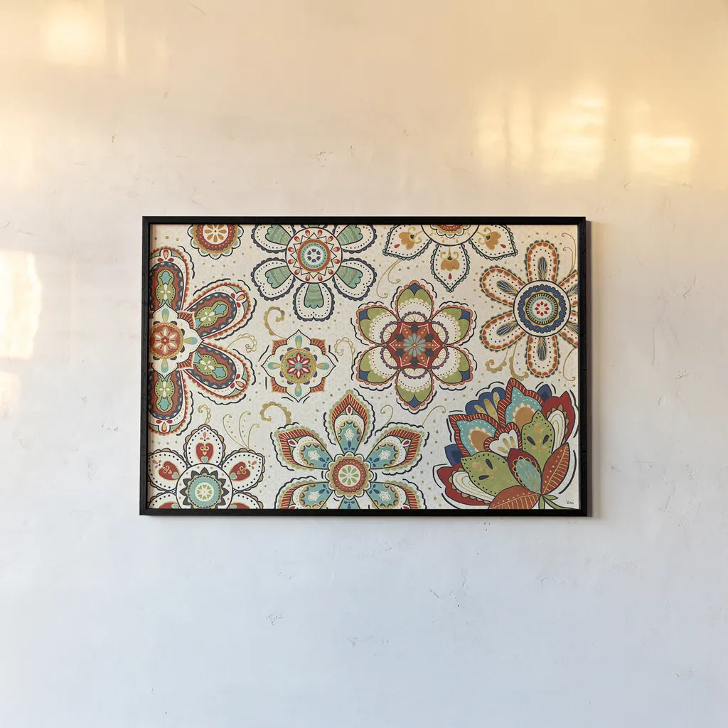 La Vida Loca I by Veronique Charron. shown as a paper print in a black flame. Available as a archival giclee rolled canvas, fine art paper, or poster print. SKU 39480i.