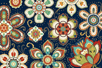 La Vida Loca I Blue by Veronique Charron. SKU 39489i. Archival Giclee Fine art print for wall decor.