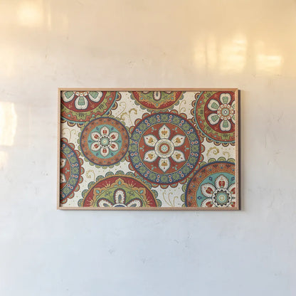 La Vida Loca IX by Veronique Charron. shown as a paper print in a natural frame. Available as a archival giclee rolled canvas, fine art paper, or poster print. SKU 39488i.