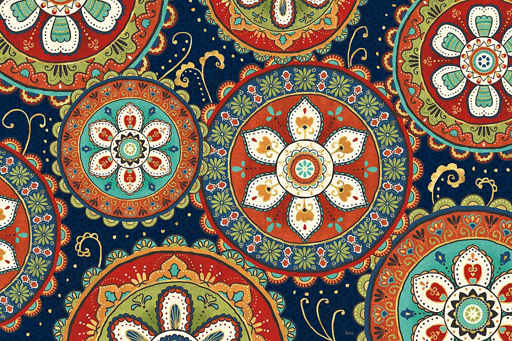 La Vida Loca IX Blue by Veronique Charron. SKU 39495i. Archival Giclee Fine art print for wall decor.