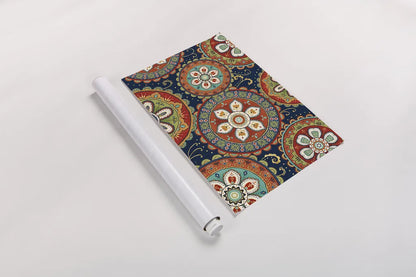 La Vida Loca IX Blue by Veronique Charron. shown as a rolled paper print. Available as archival giclee rolled canvas, fine art paper, or poster print. SKU 39495i.