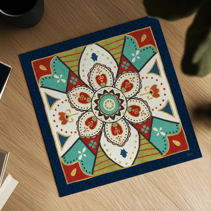 La Vida Loca VI by Veronique Charron. Shown as a detailed flat fine art print, highlighting archival giclee quality. Available as an archival giclee rolled canvas, fine art paper, or poster print. SKU 39485a.