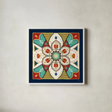 La Vida Loca VI by Veronique Charron. Shown in a crisp white glass frame for a clean and minimalist style. Available as an archival giclee rolled canvas, fine art paper, or poster print. SKU 39485a.