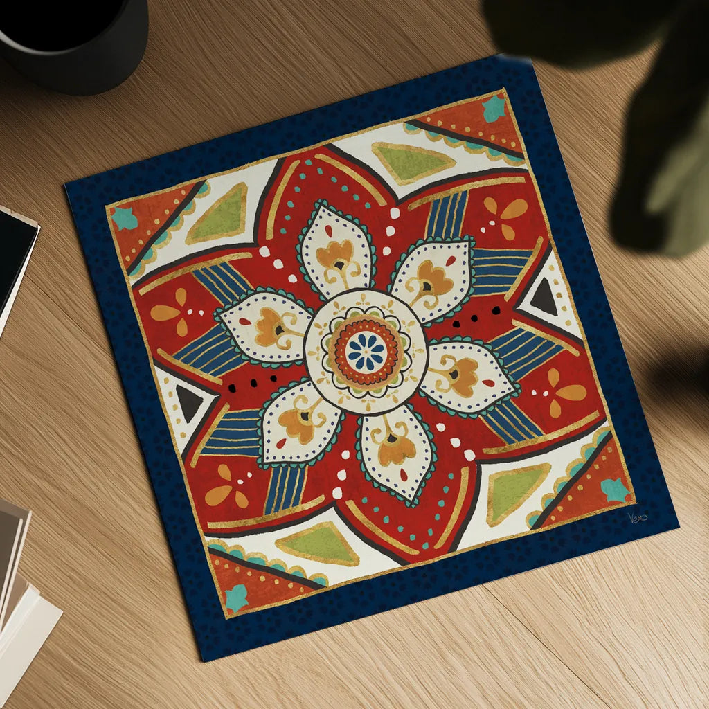 La Vida Loca VII by Veronique Charron. Shown as a detailed flat fine art print, highlighting archival giclee quality. Available as an archival giclee rolled canvas, fine art paper, or poster print. SKU 39486a.