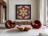 La Vida Loca VII by Veronique Charron. Shown as extra-large giant wall art in a modern living room. Available as an archival giclee rolled canvas, fine art paper, or poster print. SKU 39486a.