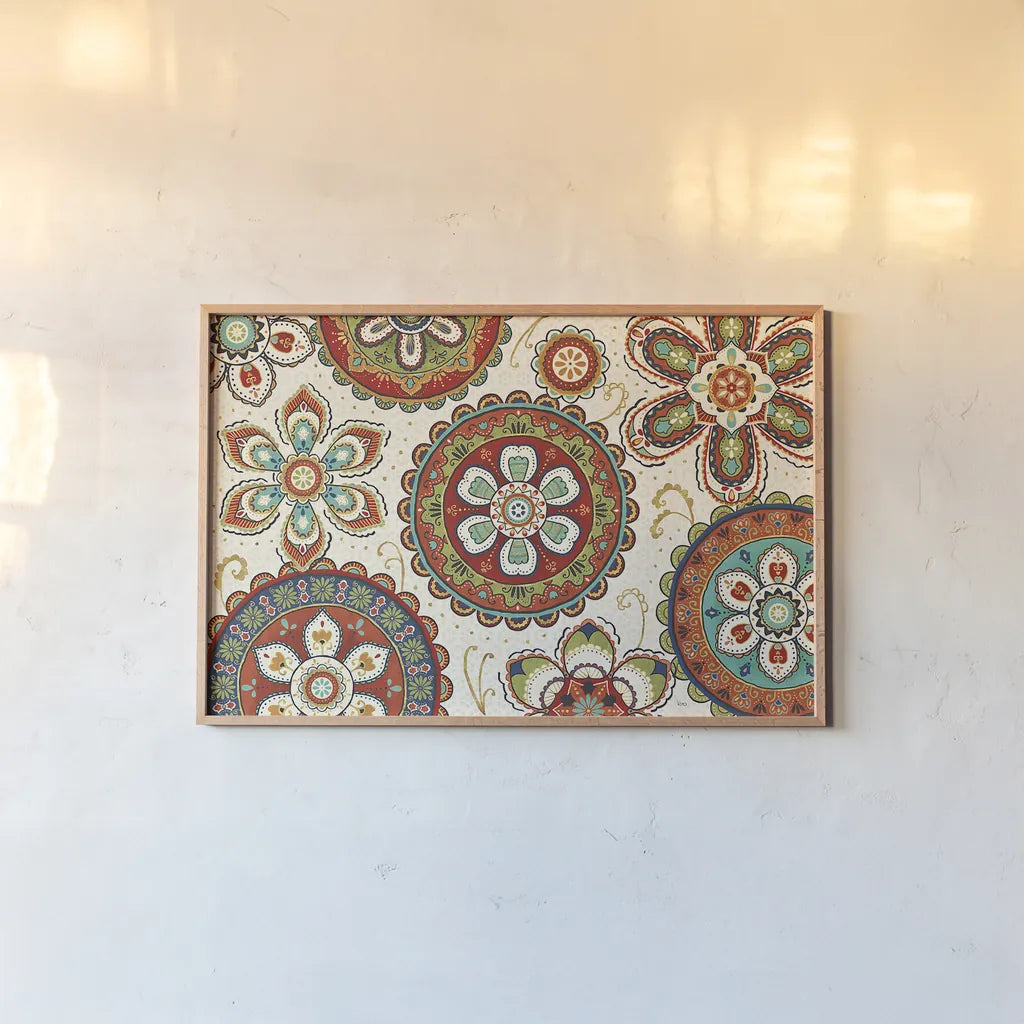 La Vida Loca VIII by Veronique Charron. shown as a paper print in a natural frame. Available as a archival giclee rolled canvas, fine art paper, or poster print. SKU 39487i.