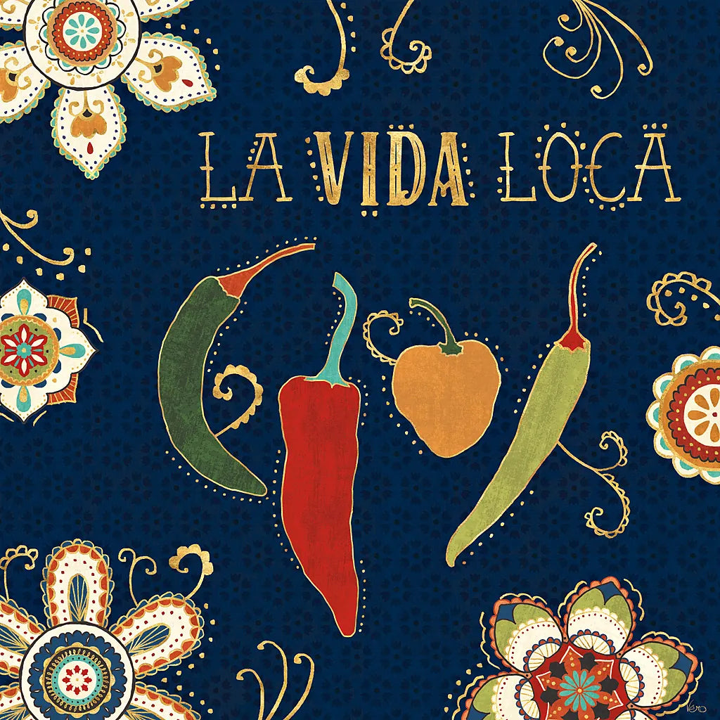La Vida Loca X by Veronique Charron. SKU 43148a. Archival Giclee Fine art print for wall decor.