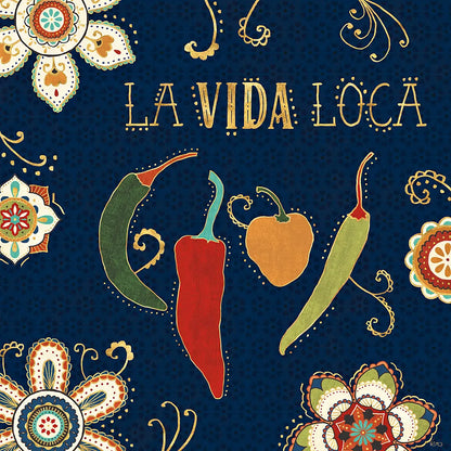 La Vida Loca X by Veronique Charron. SKU 43148a. Archival Giclee Fine art print for wall decor.