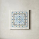 Lake Pals X Neutral by Veronique Charron. Shown in a crisp white glass frame for a clean and minimalist style. Available as an archival giclee rolled canvas, fine art paper, or poster print. SKU 29218a.