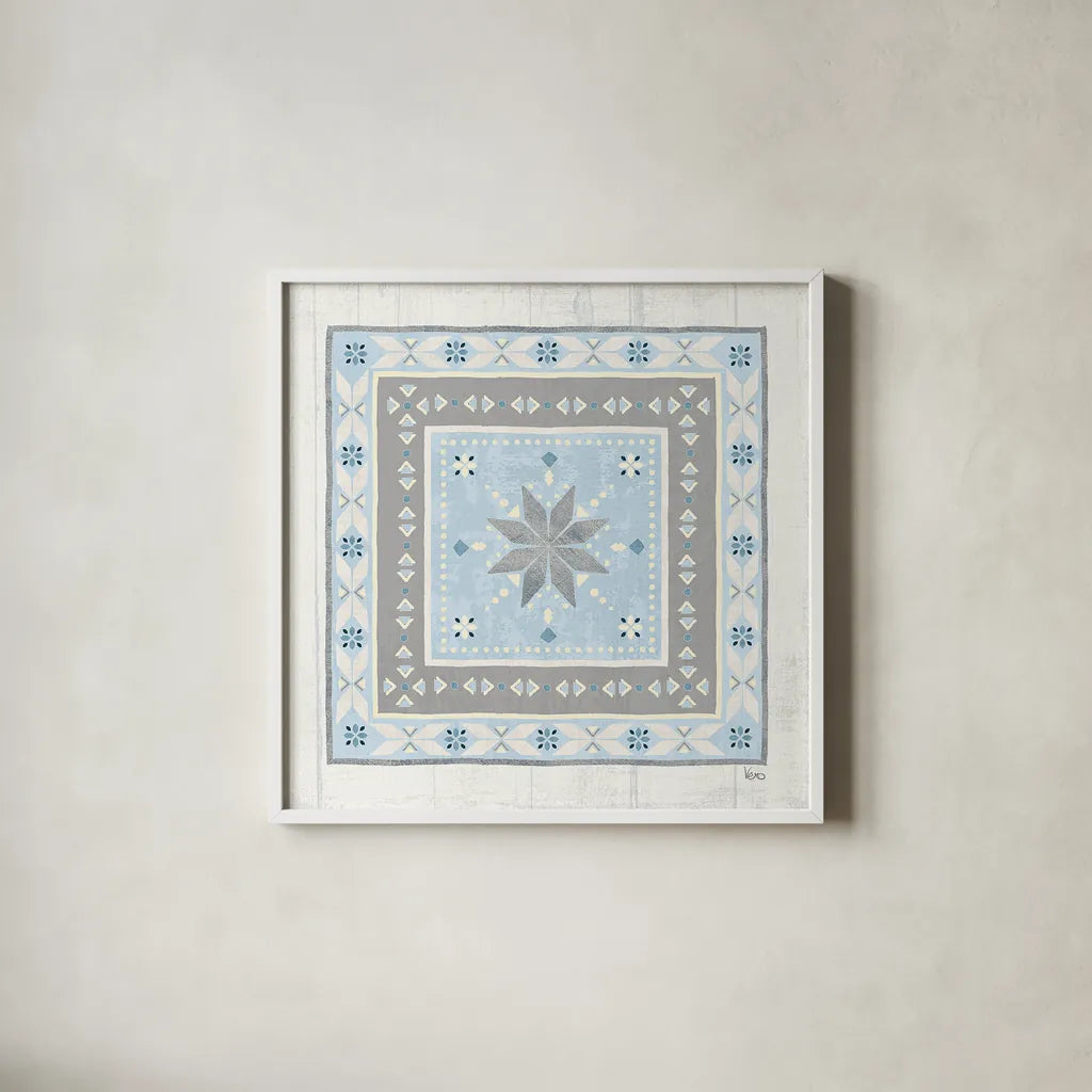 Lake Pals X Neutral by Veronique Charron. Shown in a crisp white glass frame for a clean and minimalist style. Available as an archival giclee rolled canvas, fine art paper, or poster print. SKU 29218a.