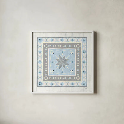 Lake Pals X Neutral by Veronique Charron. Shown in a crisp white glass frame for a clean and minimalist style. Available as an archival giclee rolled canvas, fine art paper, or poster print. SKU 29218a.