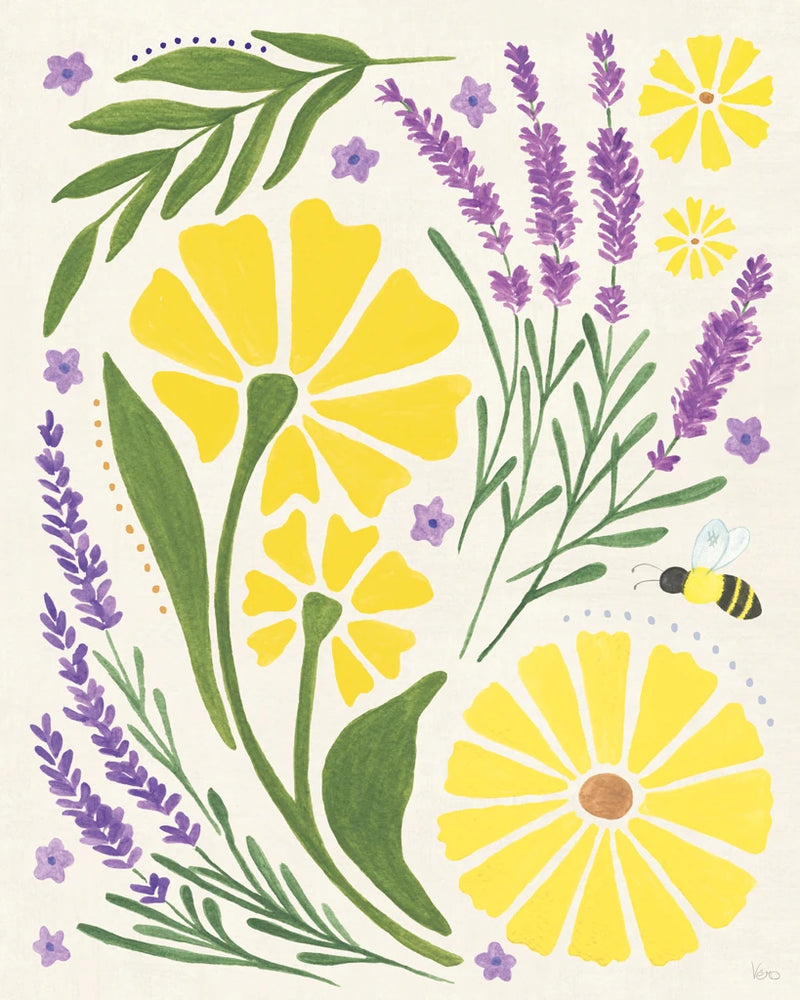 Lavender Garden II by Veronique Charron