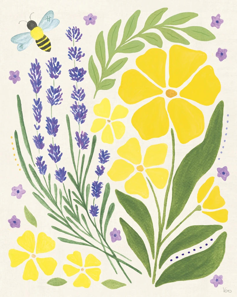 Lavender Garden III by Veronique Charron