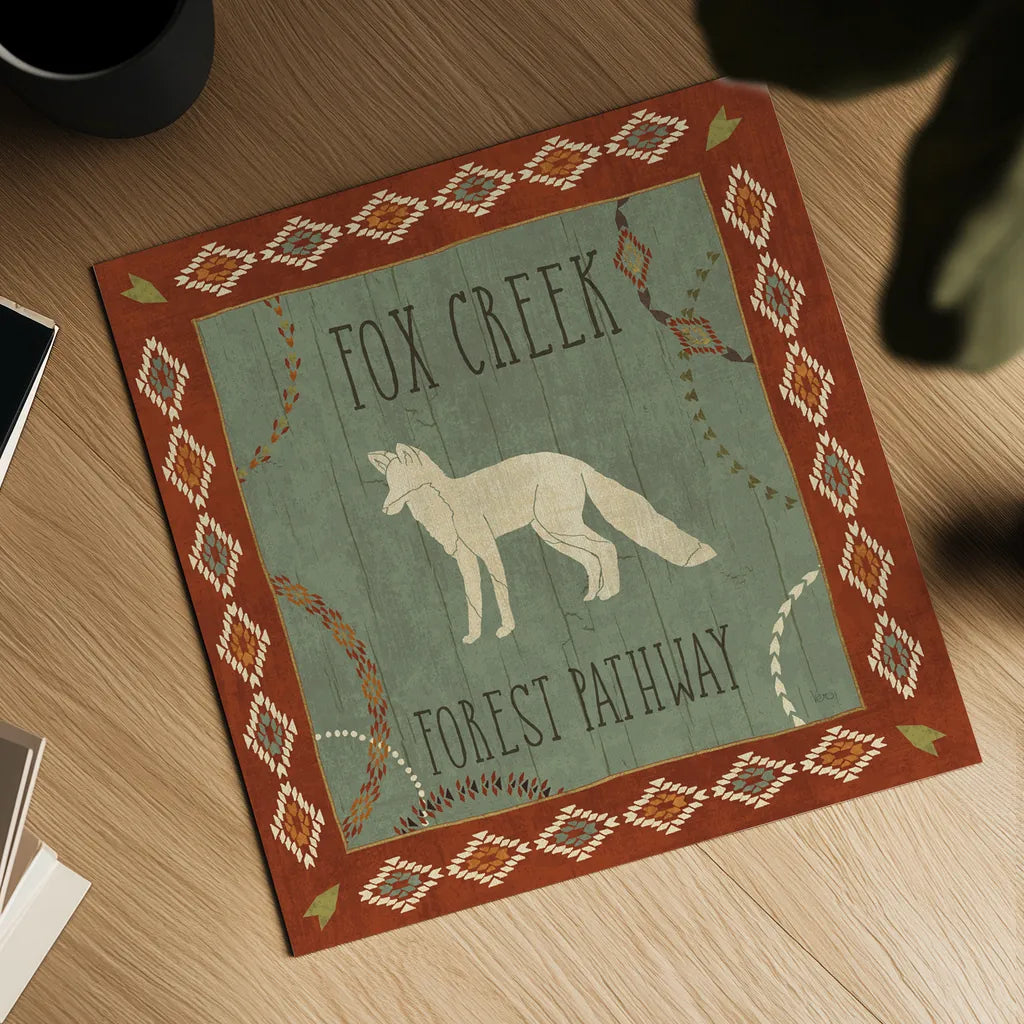 Lodge Resort IV by Veronique Charron. Shown as a detailed flat fine art print, highlighting archival giclee quality. Available as an archival giclee rolled canvas, fine art paper, or poster print. SKU 20288a.