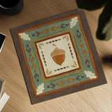 Lodge Resort Tile II by Veronique Charron. Shown as a detailed flat fine art print, highlighting archival giclee quality. Available as an archival giclee rolled canvas, fine art paper, or poster print. SKU 20281a.