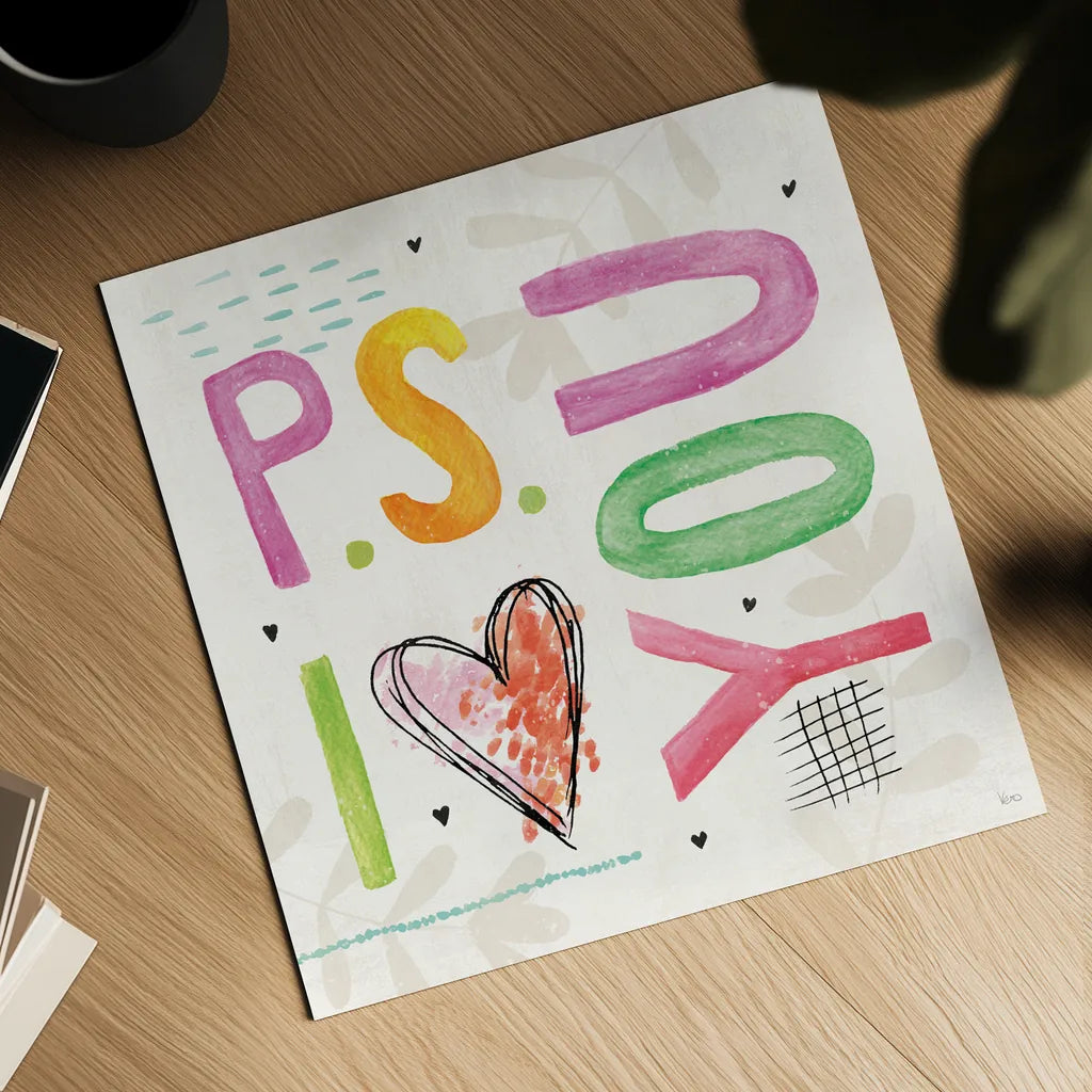 Love Connection VI by Veronique Charron. Shown as a detailed flat fine art print, highlighting archival giclee quality. Available as an archival giclee rolled canvas, fine art paper, or poster print. SKU 87047a.